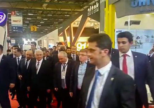 Başbakan Binalı Yıldırım IDEF Fuarında